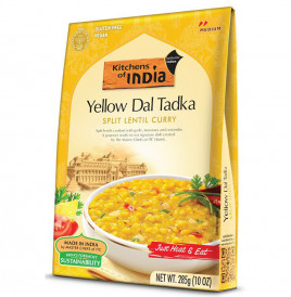 Kitchens Of India Yellow Dal Tadka Split Lentil Curry  Box  285 grams